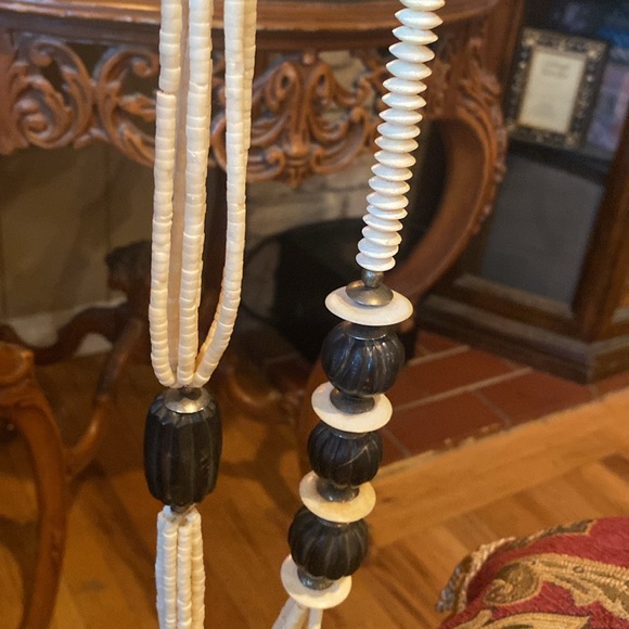 Bone Necklace African Jewelry Ethnic Bohemian Tribal Natural Stone Statement(DD) - Picture 10 of 10